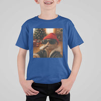 Funny Gangster Cats Christmas T Shirt For Kid Smoking Kitten Meme - Wonder Print Shop