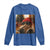 Funny Gangster Cats Christmas Long Sleeve Shirt Smoking Kitten Meme - Wonder Print Shop