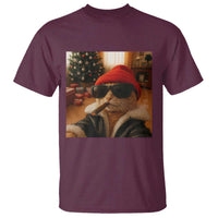 Funny Gangster Cats Christmas T Shirt Smoking Kitten Meme - Wonder Print Shop