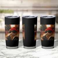Funny Gangster Cats Christmas Tumbler Cup Smoking Kitten Meme - Wonder Print Shop
