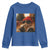 Funny Gangster Cats Christmas Youth Sweatshirt Smoking Kitten Meme - Wonder Print Shop