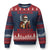 Funny Santa Drinking Beer Xmas Ugly Christmas Sweater Gangster Rock On Hand Xmas - Wonder Print Shop