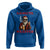 Funny Santa Drinking Beer Christmas Hoodie Gangster Rock On Hand Xmas - Wonder Print Shop