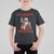 Funny Santa Drinking Beer Christmas T Shirt For Kid Gangster Rock On Hand Xmas - Wonder Print Shop