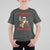 Funny Santa Drinking Beer Christmas T Shirt For Kid Gangster Rock On Hand Xmas - Wonder Print Shop
