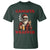Funny Santa Drinking Beer Christmas T Shirt Gangster Rock On Hand Xmas - Wonder Print Shop