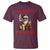 Funny Santa Drinking Beer Christmas T Shirt Gangster Rock On Hand Xmas - Wonder Print Shop