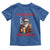 Funny Santa Drinking Beer Christmas Toddler T Shirt Gangster Rock On Hand Xmas - Wonder Print Shop