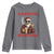 Funny Santa Drinking Beer Christmas Youth Sweatshirt Gangster Rock On Hand Xmas - Wonder Print Shop