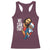 Funny Jesus Santa Meme Racerback Tank Top We Saw That Christmas - Wonder Print Shop