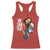 Funny Jesus Santa Meme Racerback Tank Top We Saw That Christmas - Wonder Print Shop