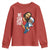 Funny Jesus Santa Meme Youth Sweatshirt We Saw That Christmas - Wonder Print Shop