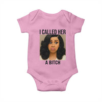 Funny Doll Face Meme Baby Onesie I Called Her A Bitch - Wonder Print Shop