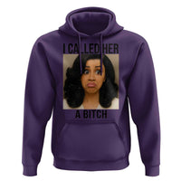 Funny Doll Face Meme Hoodie I Called Her A Bitch - Wonder Print Shop