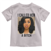 Funny Doll Face Meme Toddler T Shirt I Called Her A Bitch - Wonder Print Shop