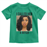 Funny Doll Face Meme Toddler T Shirt I Called Her A Bitch - Wonder Print Shop