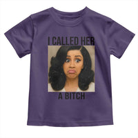 Funny Doll Face Meme Toddler T Shirt I Called Her A Bitch - Wonder Print Shop