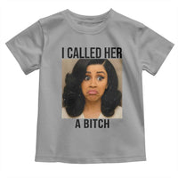 Funny Doll Face Meme Toddler T Shirt I Called Her A Bitch - Wonder Print Shop