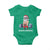 Funny Santa Gym Xmas Baby Onesie Healthy Christmas - Wonder Print Shop