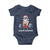 Funny Santa Gym Xmas Baby Onesie Healthy Christmas - Wonder Print Shop