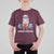 Funny Santa Gym Xmas T Shirt For Kid Healthy Christmas - Wonder Print Shop
