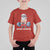 Funny Santa Gym Xmas T Shirt For Kid Healthy Christmas - Wonder Print Shop