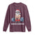 Funny Santa Gym Xmas Long Sleeve Shirt Healthy Christmas - Wonder Print Shop