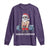 Funny Santa Gym Xmas Long Sleeve Shirt Healthy Christmas - Wonder Print Shop