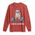 Funny Santa Gym Xmas Long Sleeve Shirt Healthy Christmas - Wonder Print Shop