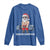 Funny Santa Gym Xmas Long Sleeve Shirt Healthy Christmas - Wonder Print Shop