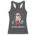Funny Santa Gym Xmas Racerback Tank Top Healthy Christmas - Wonder Print Shop