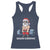 Funny Santa Gym Xmas Racerback Tank Top Healthy Christmas - Wonder Print Shop