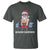 Funny Santa Gym Xmas T Shirt Healthy Christmas - Wonder Print Shop