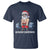 Funny Santa Gym Xmas T Shirt Healthy Christmas - Wonder Print Shop