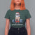 Funny Santa Gym Xmas T Shirt For Women Healthy Christmas - Wonder Print Shop