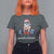 Funny Santa Gym Xmas T Shirt For Women Healthy Christmas - Wonder Print Shop