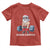 Funny Santa Gym Xmas Toddler T Shirt Healthy Christmas - Wonder Print Shop