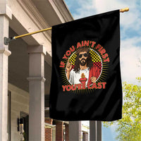 Funny Jesus Racing Garden Flag If You Are Not First You Are Last - Wonder Print Shop