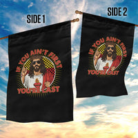 Funny Jesus Racing Garden Flag If You Are Not First You Are Last - Wonder Print Shop