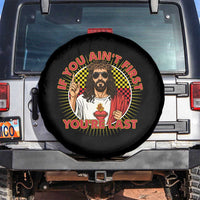 Funny Jesus Racing Spare Tire Cover If You Are Not First You Are Last - Wonder Print Shop