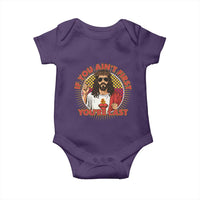 Funny Jesus Racing Baby Onesie If You Are Not First You Are Last - Wonder Print Shop