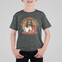 Funny Jesus Racing T Shirt For Kid If You Are Not First You Are Last - Wonder Print Shop