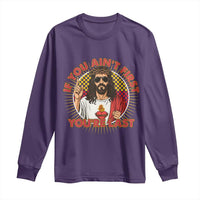 Funny Jesus Racing Long Sleeve Shirt If You Are Not First You Are Last - Wonder Print Shop
