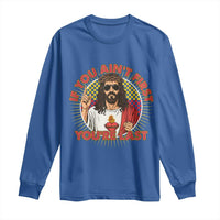 Funny Jesus Racing Long Sleeve Shirt If You Are Not First You Are Last - Wonder Print Shop