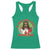 Funny Jesus Racing Racerback Tank Top If You Are Not First You Are Last - Wonder Print Shop