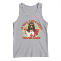 Funny Jesus Racing Tank Top If You Are Not First You Are Last - Wonder Print Shop