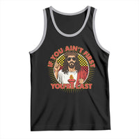 Funny Jesus Racing Tank Top If You Are Not First You Are Last - Wonder Print Shop