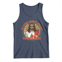 Funny Jesus Racing Tank Top If You Are Not First You Are Last - Wonder Print Shop