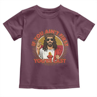 Funny Jesus Racing Toddler T Shirt If You Are Not First You Are Last - Wonder Print Shop