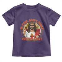 Funny Jesus Racing Toddler T Shirt If You Are Not First You Are Last - Wonder Print Shop
